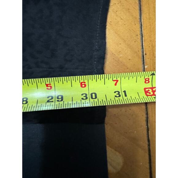 Good American 80s Leopard Jacquard Pants Wide Leg Flowy High Waist Size Medium - Picture 10 of 10